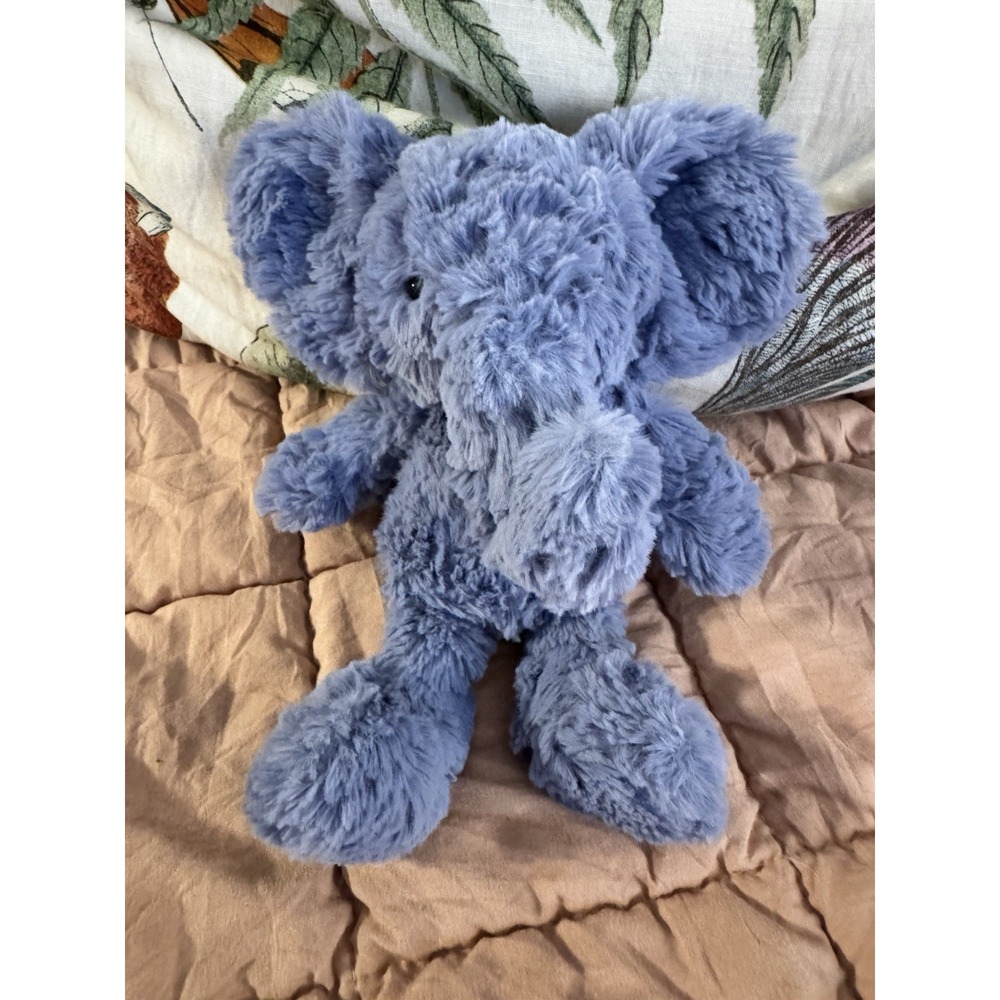 Jellycat London Squiggle Elephant 9" Plush Stuffed Animal Retired HTF